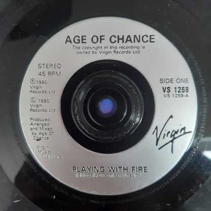 Age Of Chance : Playing With Fire (7")