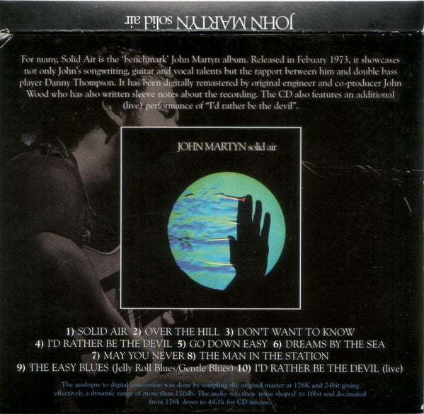 John Martyn : Solid Air (CD, Album, RE, RM, RP, Car)