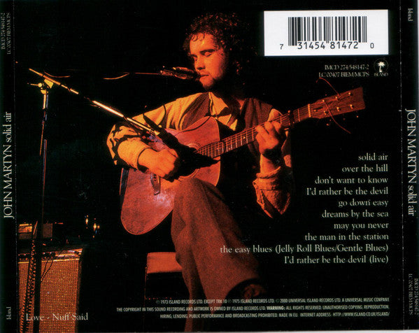 John Martyn : Solid Air (CD, Album, RE, RM, RP, Car)