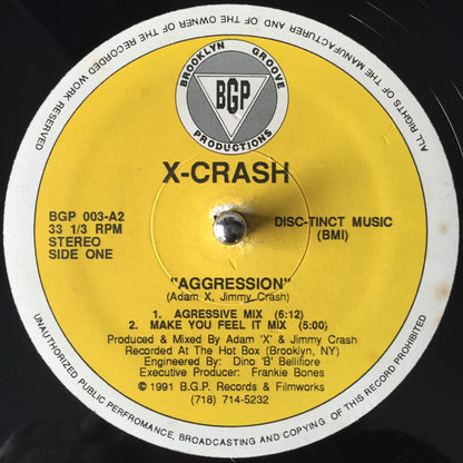 X-Crash : Aggression / Stress (12")