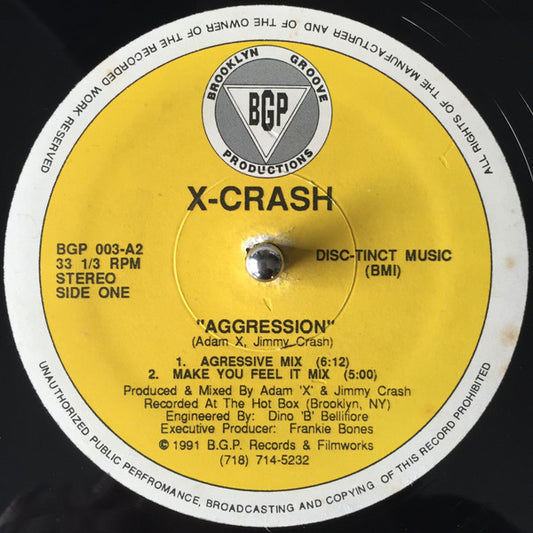 X-Crash : Aggression / Stress (12")