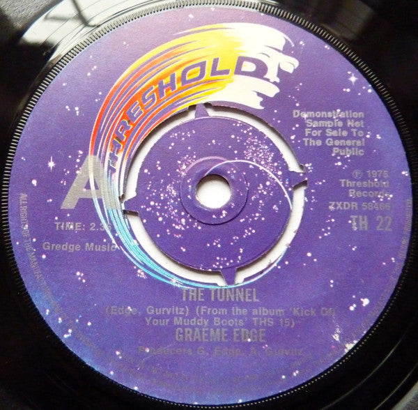 Graeme Edge : The Tunnel (7", Promo)