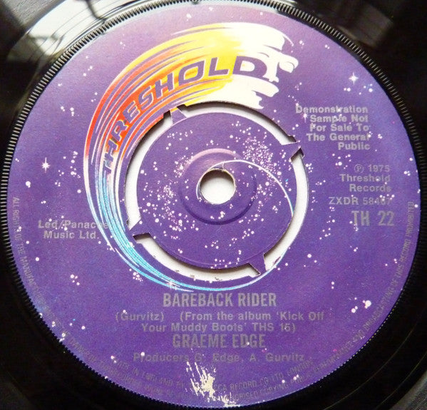 Graeme Edge : The Tunnel (7", Promo)