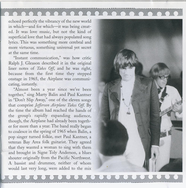 Jefferson Airplane : Takes Off (CD, Album, Mono, RE, RM, Son)