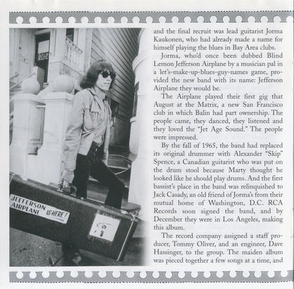 Jefferson Airplane : Takes Off (CD, Album, Mono, RE, RM, Son)