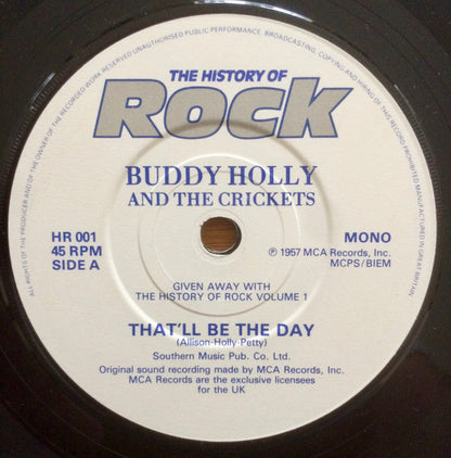 Buddy Holly And The Crickets (2) : That'll Be The Day (7", Mono)