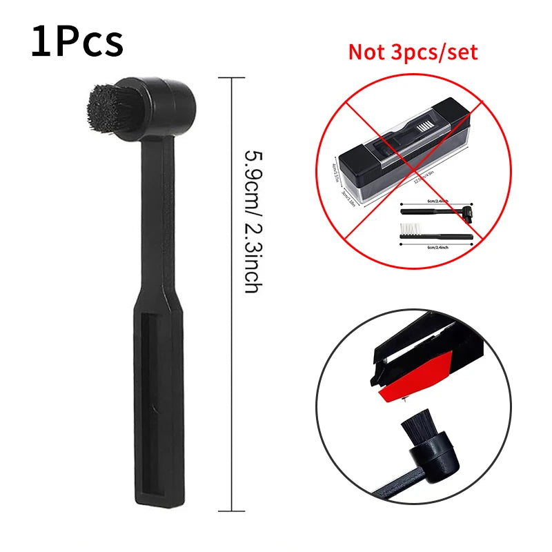 Anti-Static Vinyl Record Cleaner Brush Set