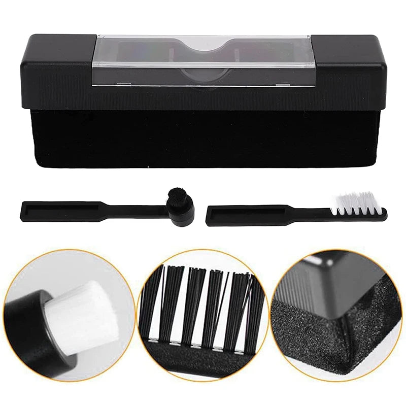 Anti-Static Vinyl Record Cleaner Brush Set