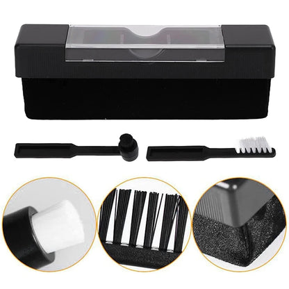 Anti-Static Vinyl Record Cleaner Brush Set