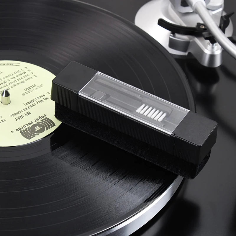 Anti-Static Vinyl Record Cleaner Brush Set