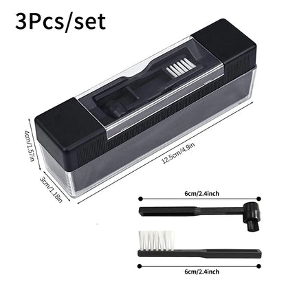 Anti-Static Vinyl Record Cleaner Brush Set